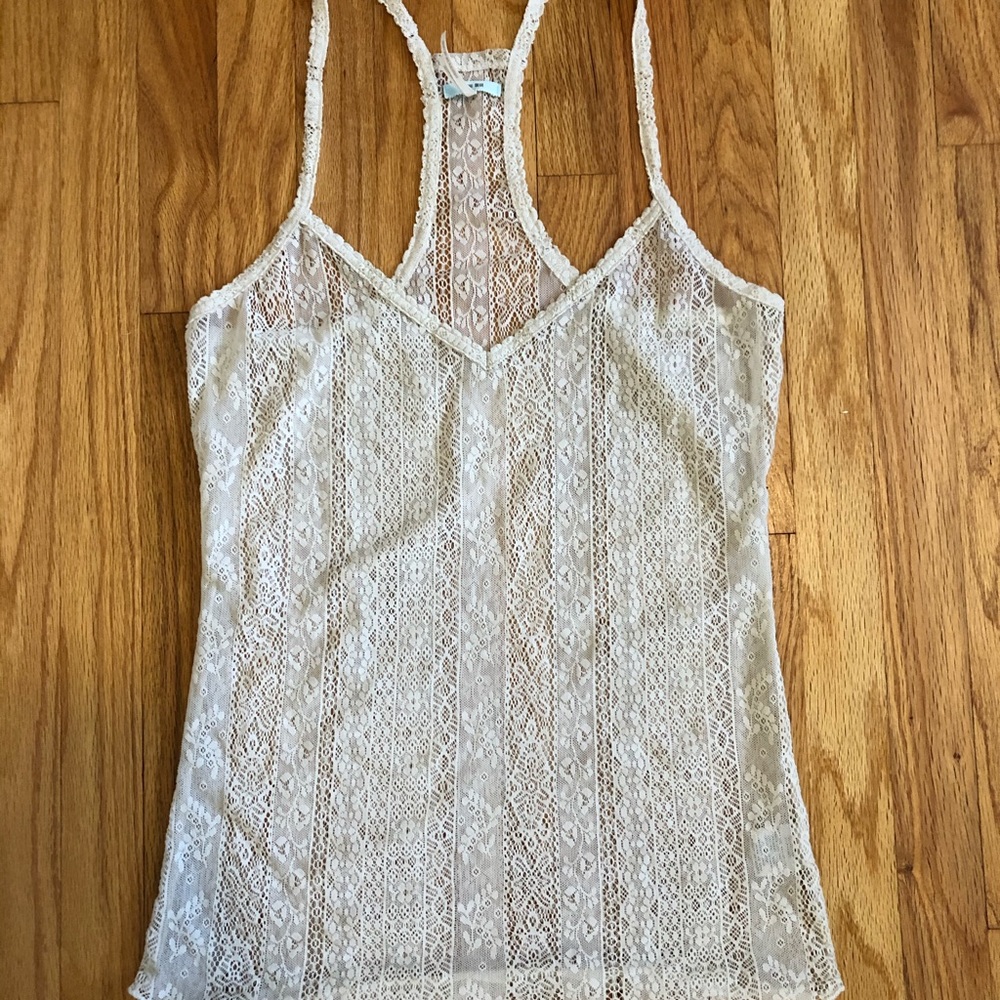 Kimchi Blue Urban Outfitters lace racerback tank